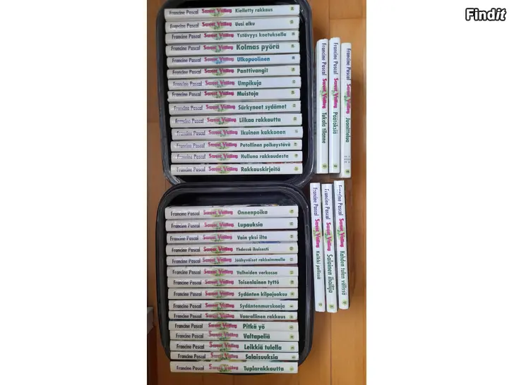 Myydään Sweet Valley sarjan kirjoja
