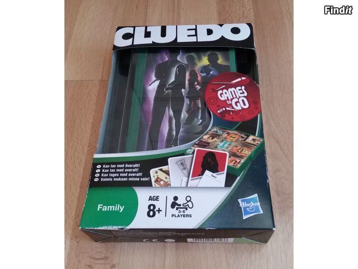 Myydään Matkapeli Hasbro Parker Cluedo   -hinta 5e