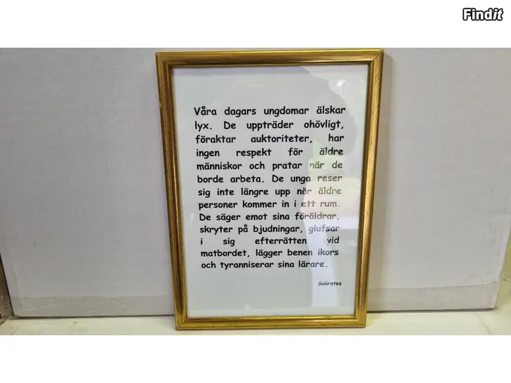 Säljes Tavlor med ordspråk i text och bild x 2