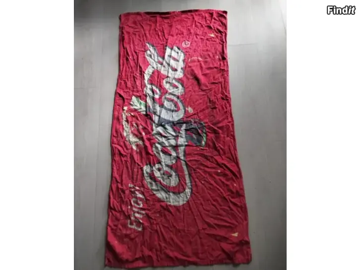 Myydään Pyöreä matto cocacola kylpypyyhe