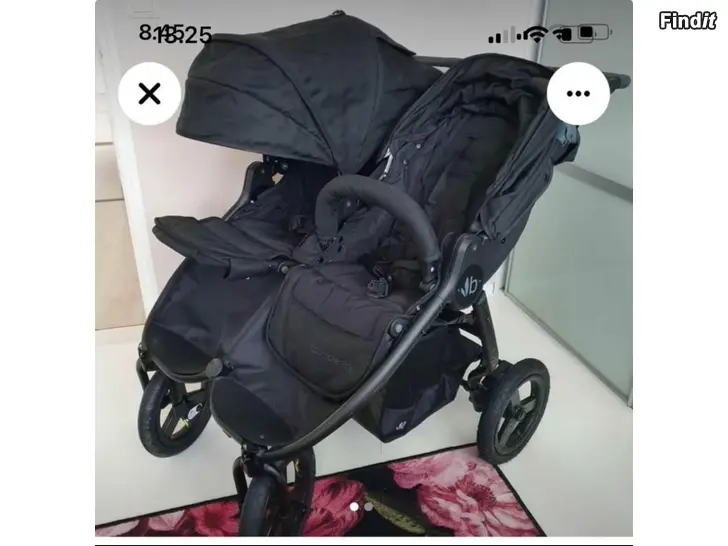 Myydään Bumbleride indie twin tuplarattaat