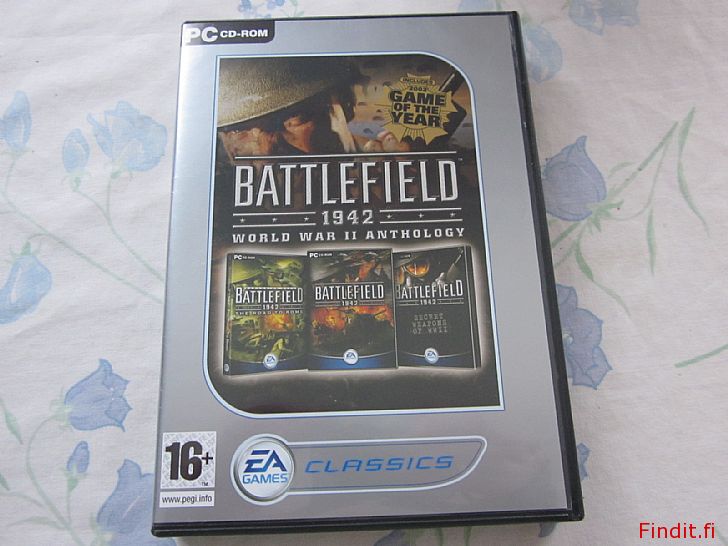 Säljes Battlefield 1942 PC-spel WWII anthology