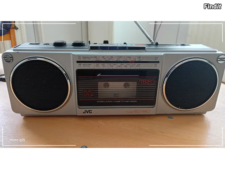 Myydään Vintage/Retro JVC RC-440 stereokasettisoitin