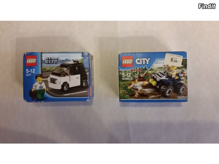 Myydään Lego City 3177 ja 60065  10e/kpl