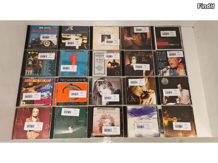 Säljes CD-skivor  finländsk och internationell musik