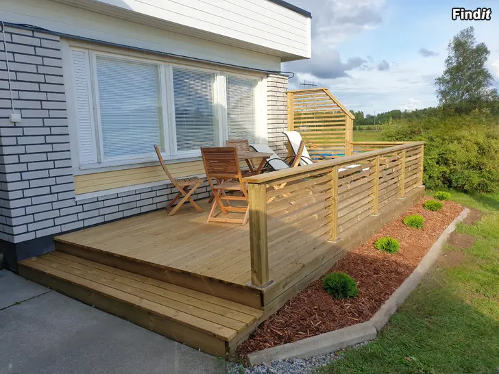 Uthyres En totalrenoverad radhuslägenhet i Kovjoki, Nykarleby uthyres