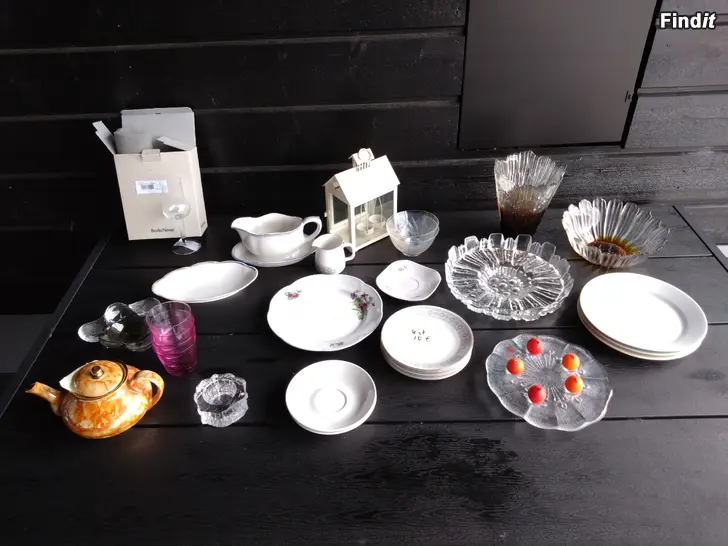 Säljes Iittala, Nuutajärvi yms. blandat / sekalaista