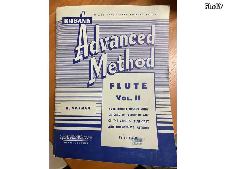 Säljes Advanced method Flute vol ll