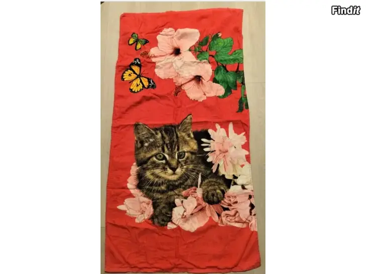 Säljes Kissa kylpypyyhe tonttuhattu