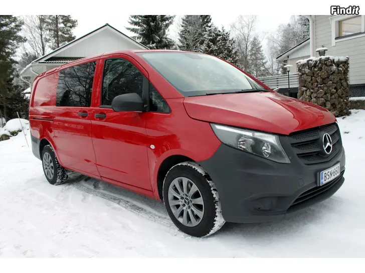 Säljes Siisti, kohtuu kilometreillä oleva ALV vähennyskelpoinen M-B Vito 1.6 TDI