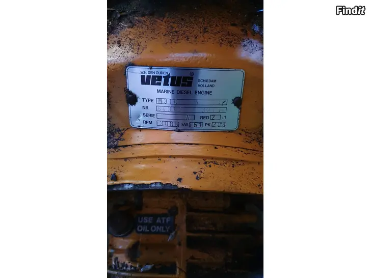 Myydään Vetus M310