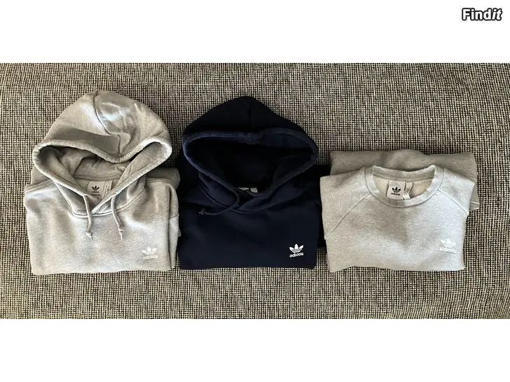 Säljes Adidas Originals, YHTEISHINTA Huppari 2 kpl ja College 1 kpl