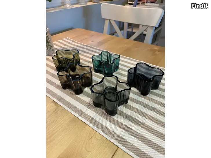 Säljes Alvar Aalto iittala ljushållare