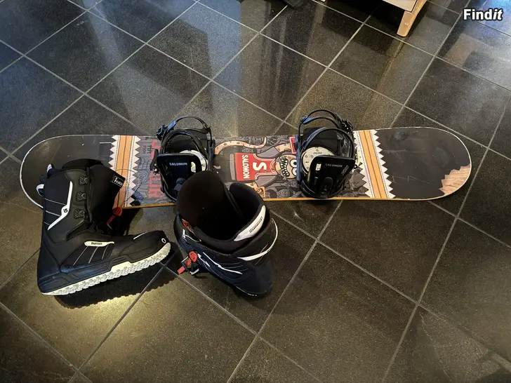 Myydään Lumilauta ja monot