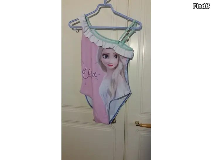 Myydään Frozen Disney Elsa uimapuku koko 8 -hinta 3e