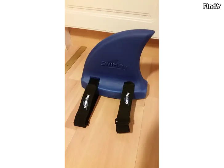 Myydään SwimFin  sininen hainevä kelluke  -15e