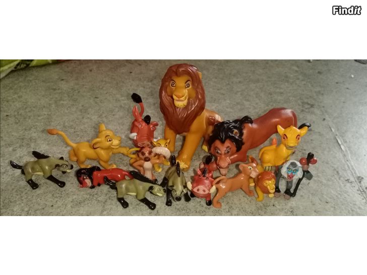 Myydään Leijonakuningas figuureja