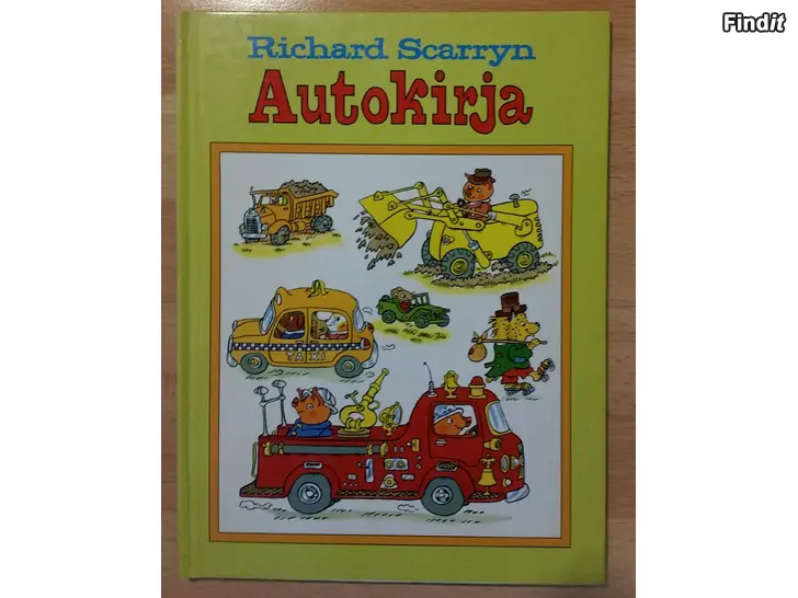 Myydään Richard Scarryn Autokirja -hinta 8e