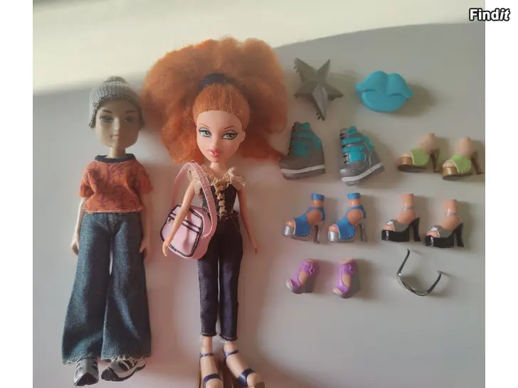 Myydään Bratz nukke setti 2000 luku