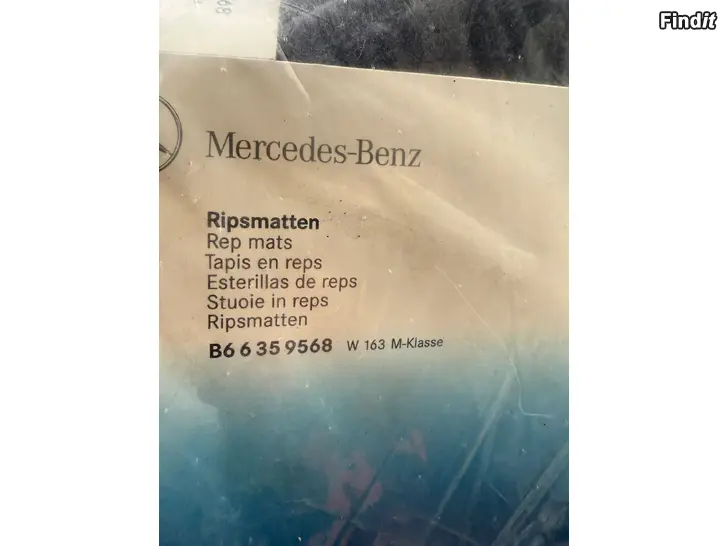 Säljes Mercedes-Benz ML W163 MATTOSARJA