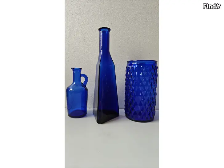 Säljes Vackert koboltblått glasset