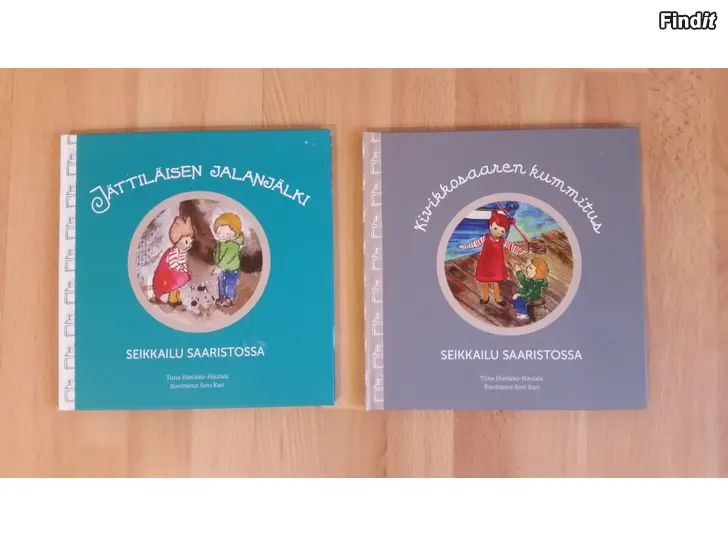 Myydään Seikkailu saaristossa kirjat 2kpl -hinta yht. 8e