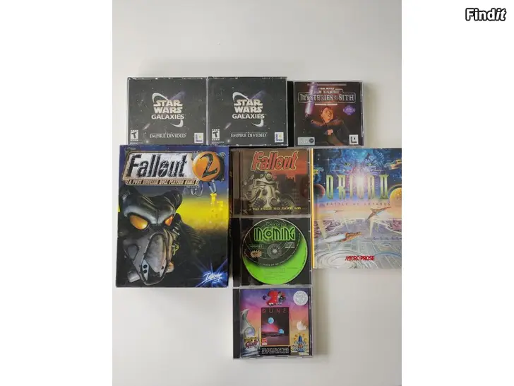 Myydään PC CD-ROM retrospel
