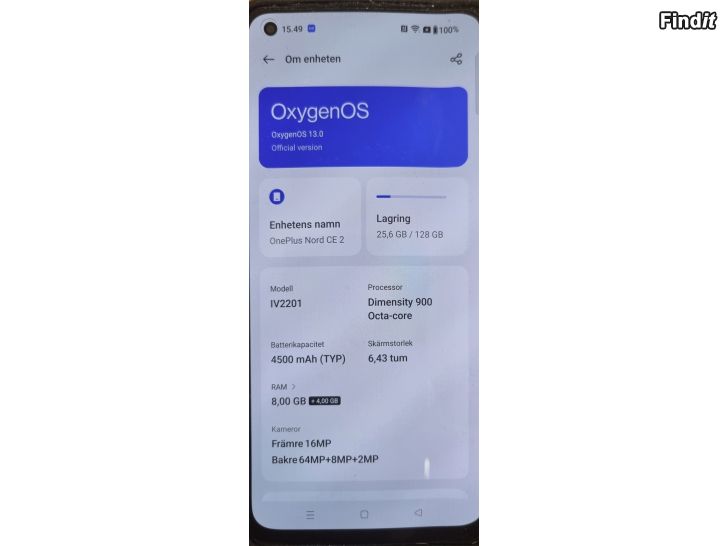 Myydään Oneplus Nord CE 2