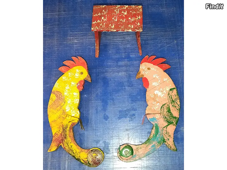 Myydään Keikkuvat papukaijat koriste