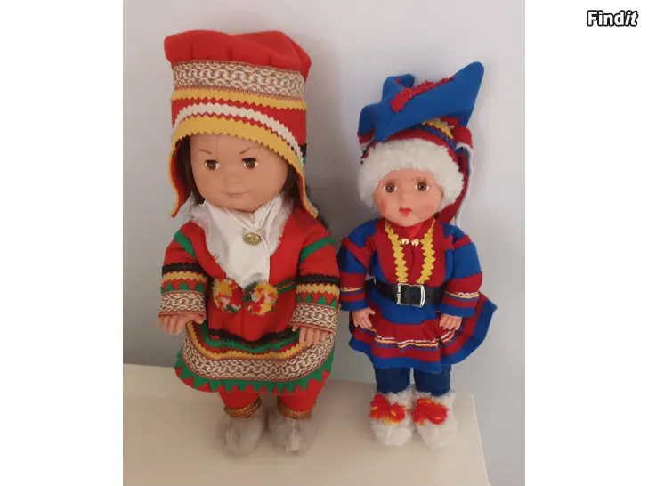 Myydään Lapin nuket tyttö ja poika