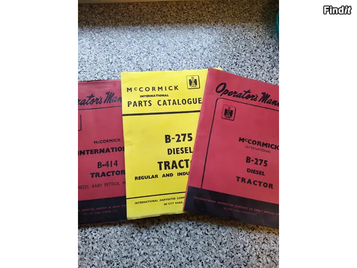 Säljes Instruktionsböcker