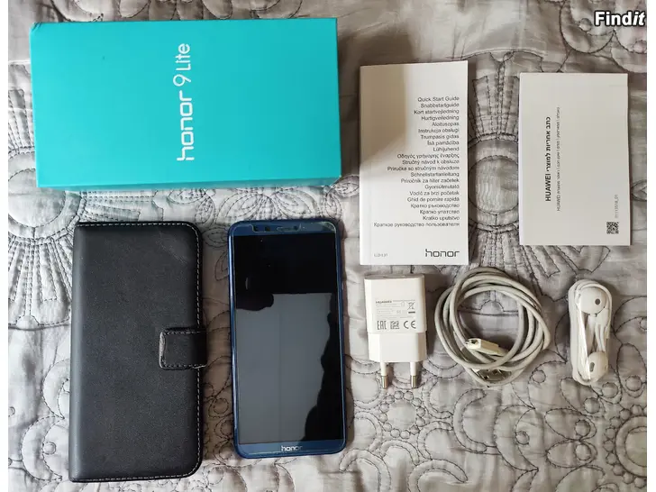 Säljes Huawei Honor 9 Lite Alkuperäisessä Laatikossa+Kotelo