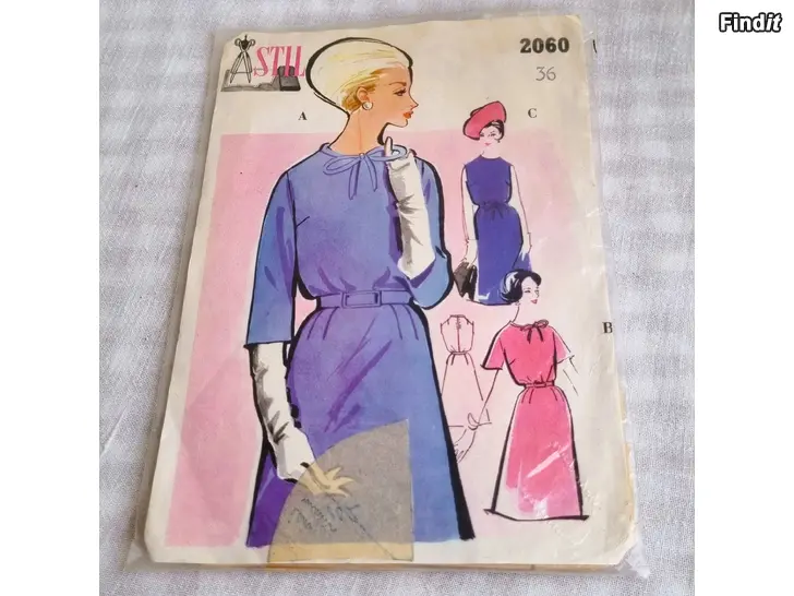 Myydään Vintage STIL 2060 Kaavapaketti - Elegantti 60-luvun Mekko
