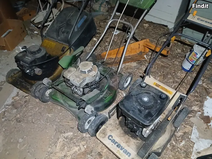 Myydään Gräsklippare 3st