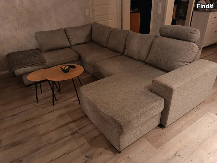 Säljes U-soffa