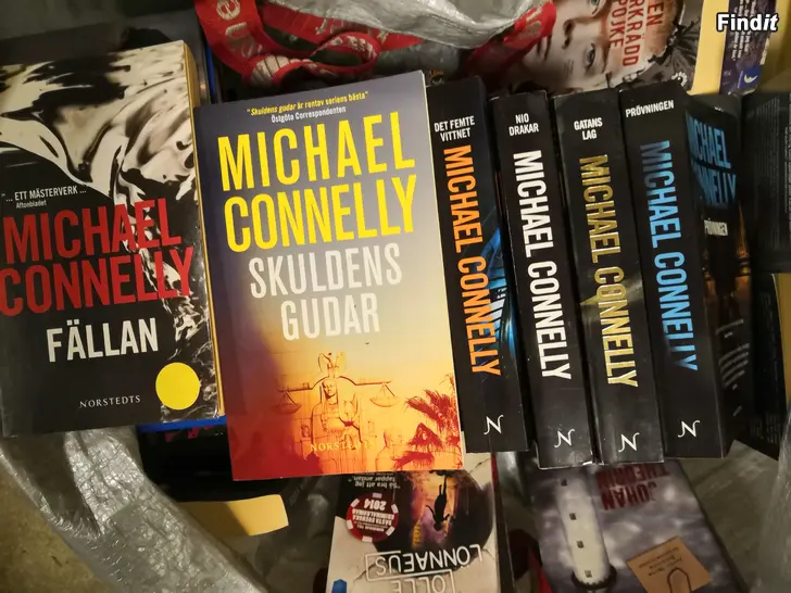 Säljes Conelly, Seeck, Ranki, Unge, Nesser, Ahndoril