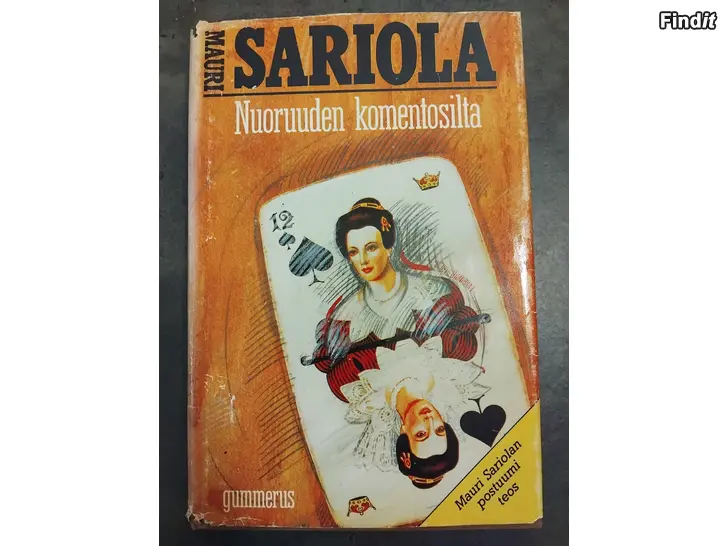 Myydään Mauri Sariola Nuoruuden komentosilta  kirja