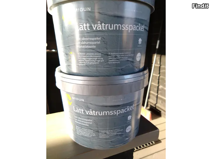 Säljes Våtrumsspackel / Märkätilatasoite 6 l