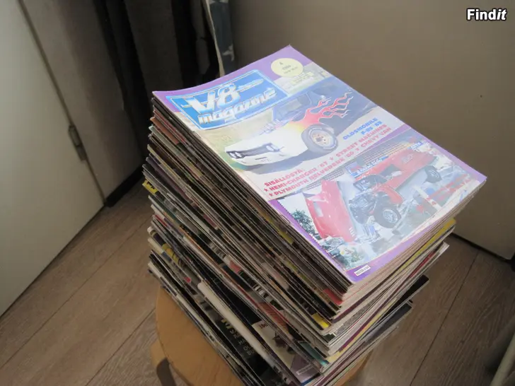 Myydään V8 MAGAZINE . Lehdet/Tidningar