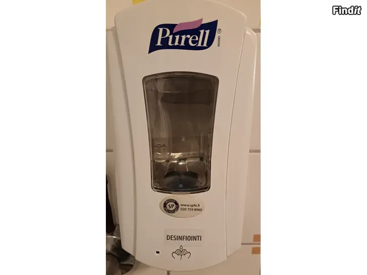 Myydään Purell käsidesi annostelija ja käsidesit
