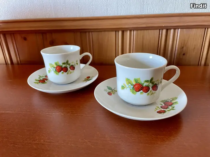 Säljes Två söta kaffekoppar