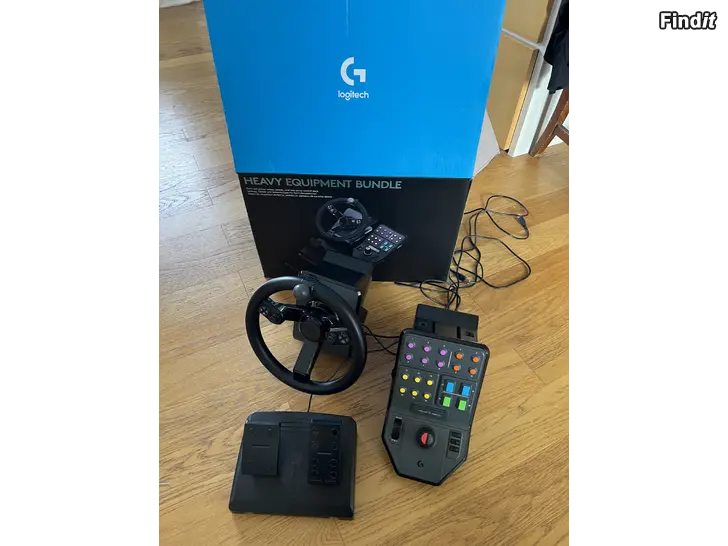Säljes Ratt och Joystick med kontrollpanel