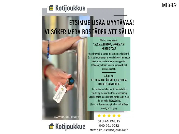 Säljes ÄMNAR DU SÄLJA HUS, LÄGENHET, VILLA ELLER FASTIGHET?  Gratis värdering