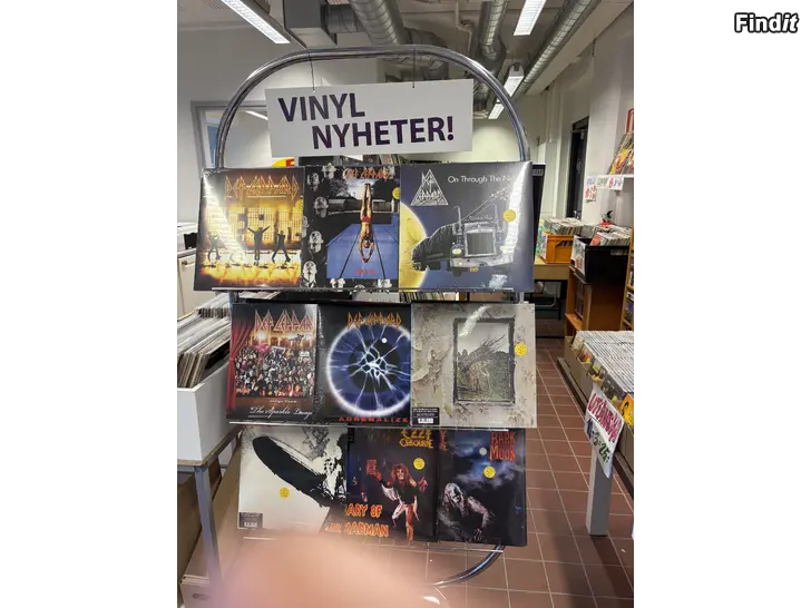 Säljes Hårdrock dagar på Vinylshop