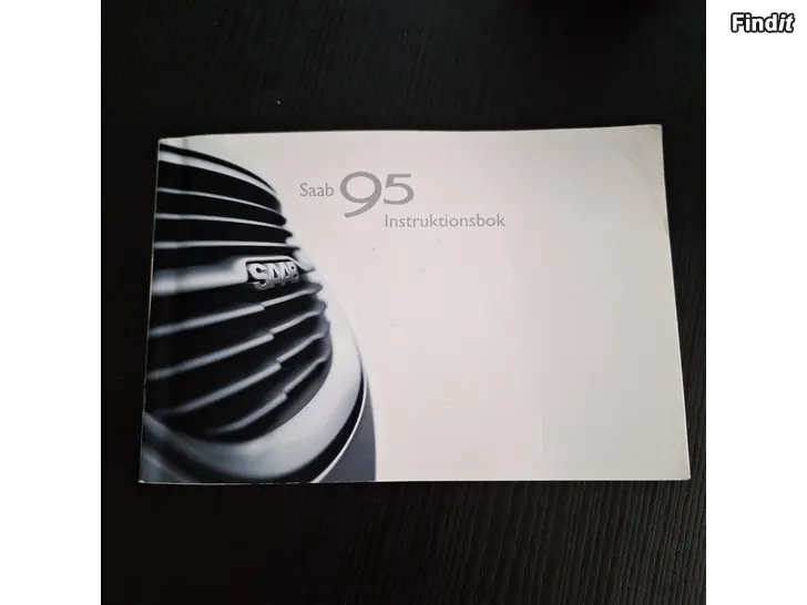 Myydään Saab NG 9-5 9 2010-2011 instruktionsbok