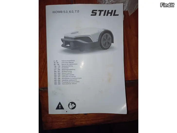 Myydään Stihl imov evo 7 robottiruohonleikkuri