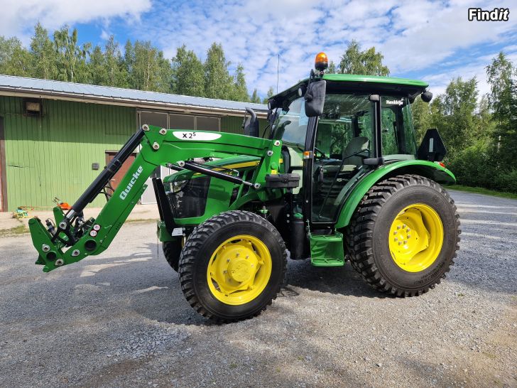 Myydään John Deere 5058E med Quicke X2s frontlastare