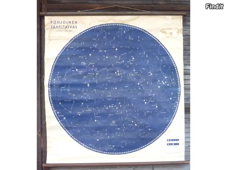 Myydään Wanha kartta tähtitaivas VARATTU