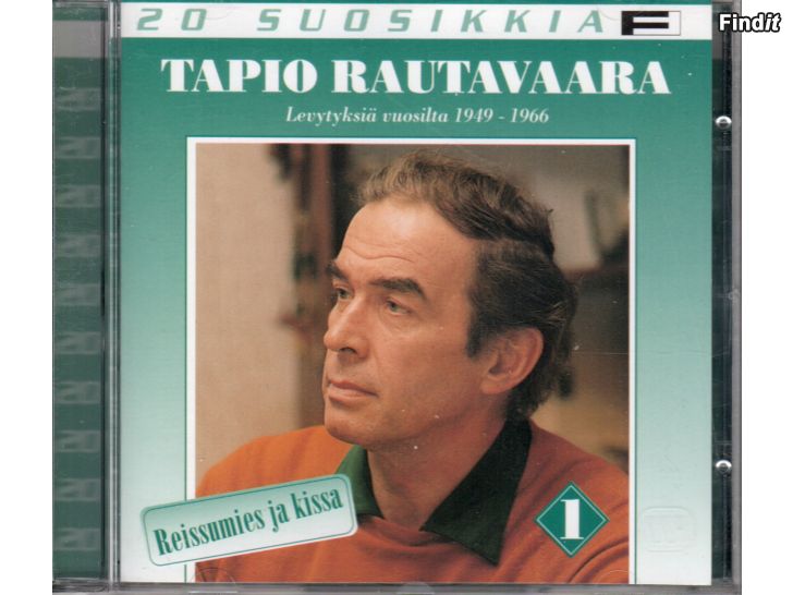 Myydään Tapio Rautavaara 20 suosikkia -CD