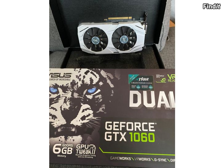 Säljes Grafikkort Asus Geforce GTX 1060 6gb